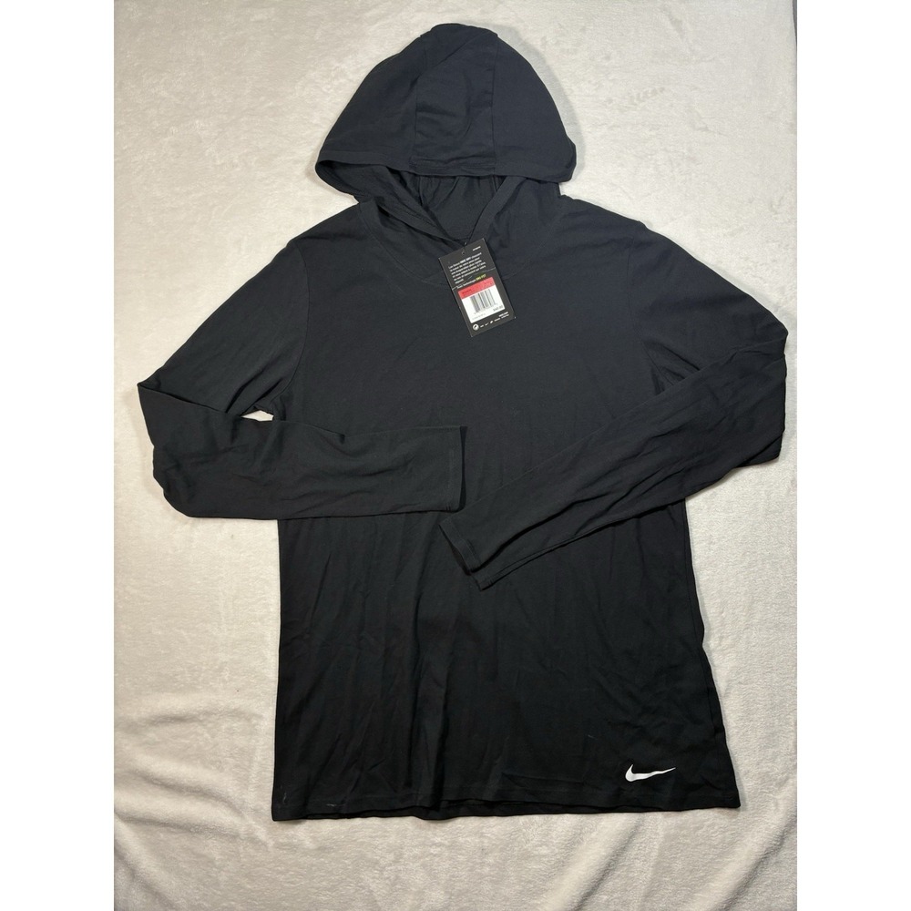 Nike Yoga Dri-FIT Women's Loose Fit Hoodie Black Size Large 902121-010